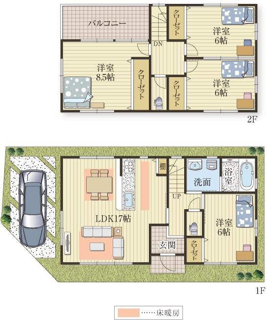 シンプルでもいろんな家族が住める家