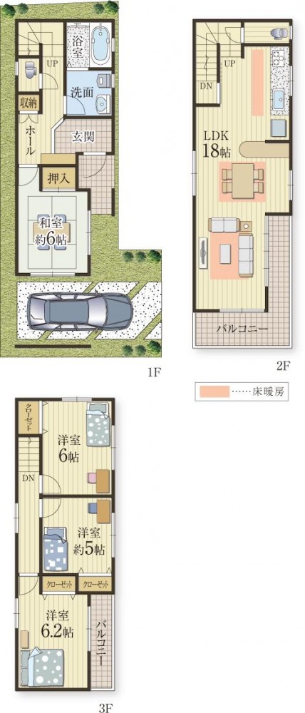 長方形の箱型シンプルプラン