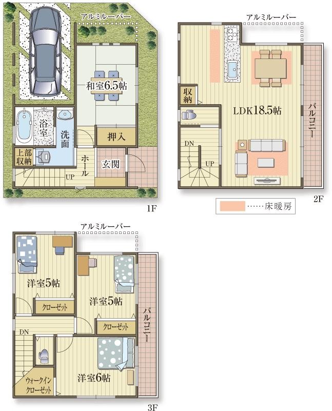 間接的な光を取り入れたPLAN