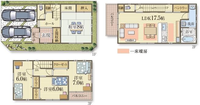 ミセスに好評「家事動線」重視設計