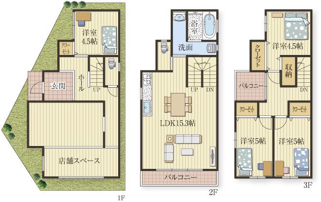 あこがれの店舗付住宅