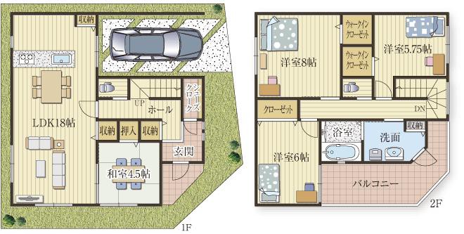 おとな家族のゆったり住まい