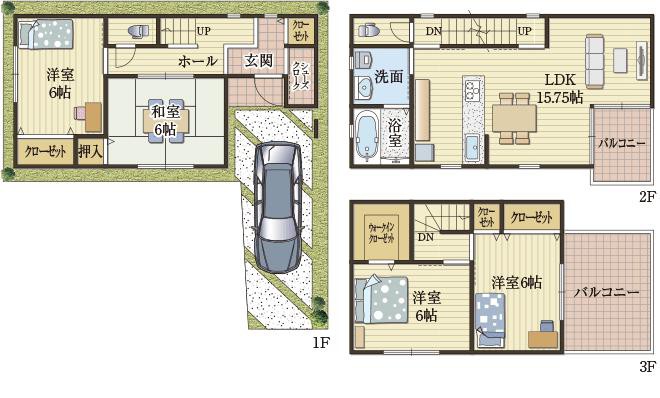 限られた敷地で実現するゆとりの4LDK