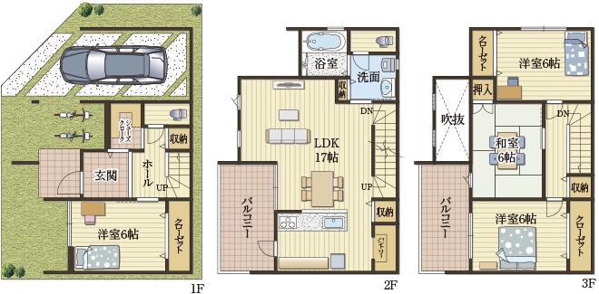 効率動線で動きやすい家