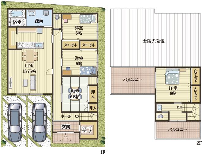 屋上庭園を楽しむゆとりのプラン