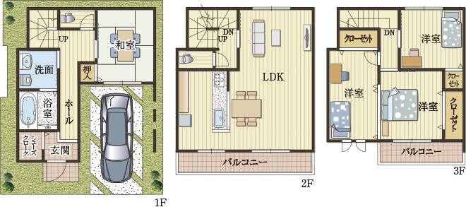 間取りを工夫して実現する4LDK