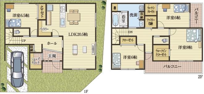 収納レイアウトの工夫ですっきり間取り