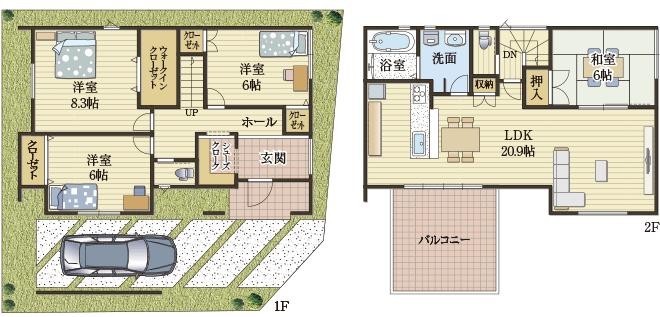 拡張リビングで優雅なLDK空間を