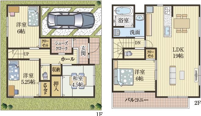 優れた家事動線の家