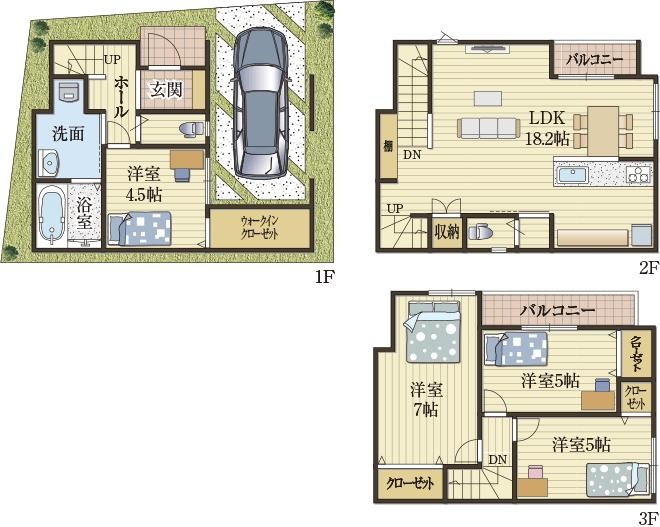 家族の希望を実現する4LDK