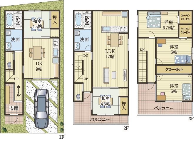 適度で程よい距離感の２世帯住宅