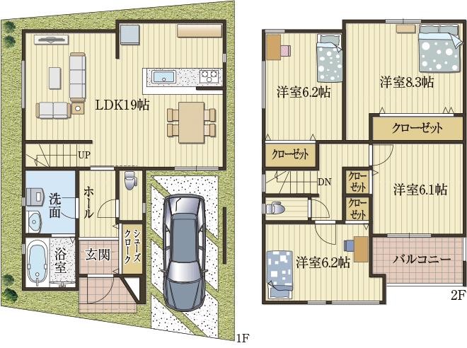 ゆったりワイドに暮らせる住まい