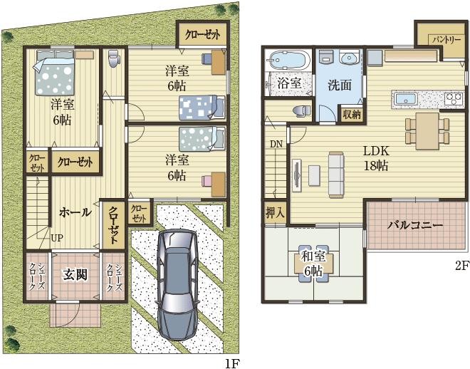 使い分けが便利な玄関収納3点